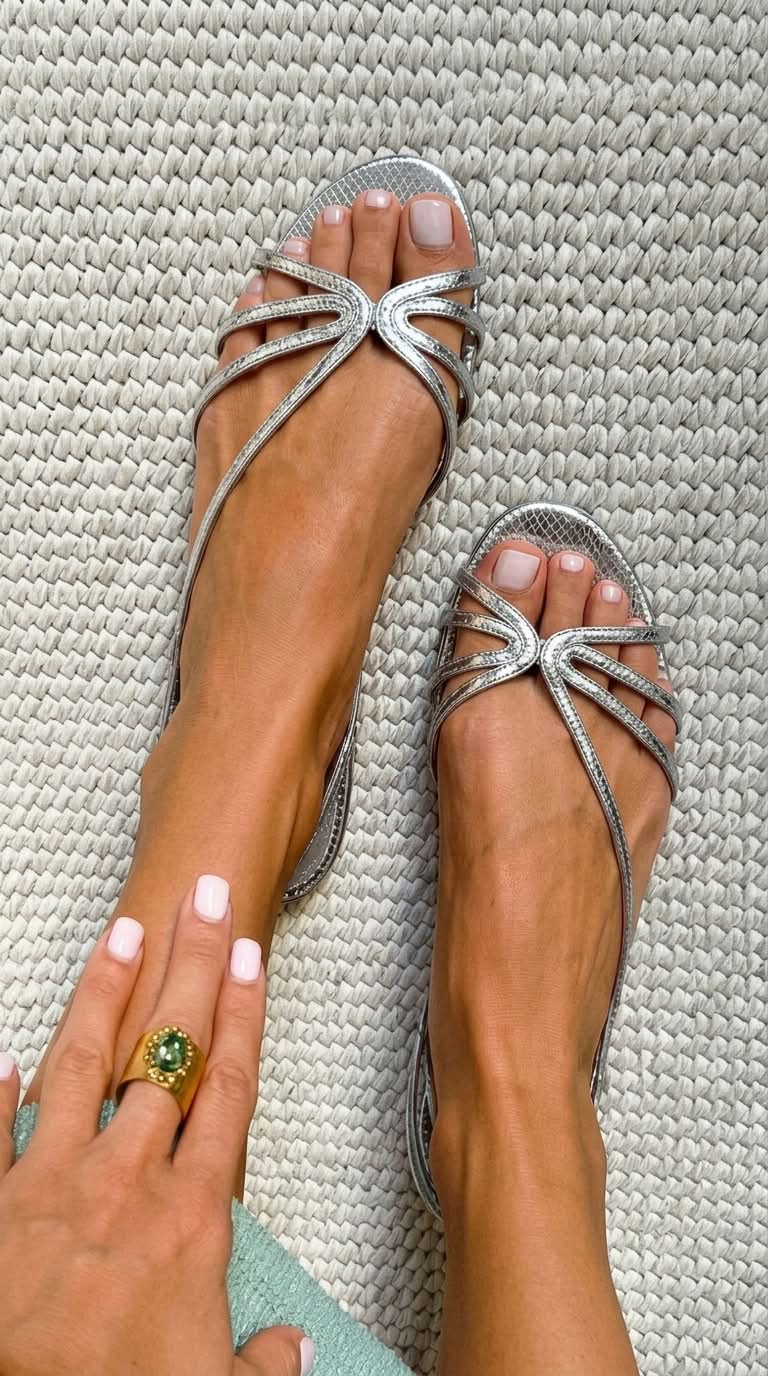 Serafina - Sandalias de Inspiración Mediterránea con Tiras Cruzadas