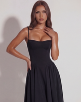 Alma - Vestido Midi con Escote Corazón