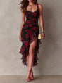 Anara - Vestido Floral con Volantes