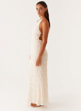 Aullie - Vestido Maxi con Detalles de Encaje
