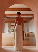 Aullie - Vestido Maxi con Detalles de Encaje