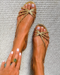 Serafina - Sandalias de Inspiración Mediterránea con Tiras Cruzadas