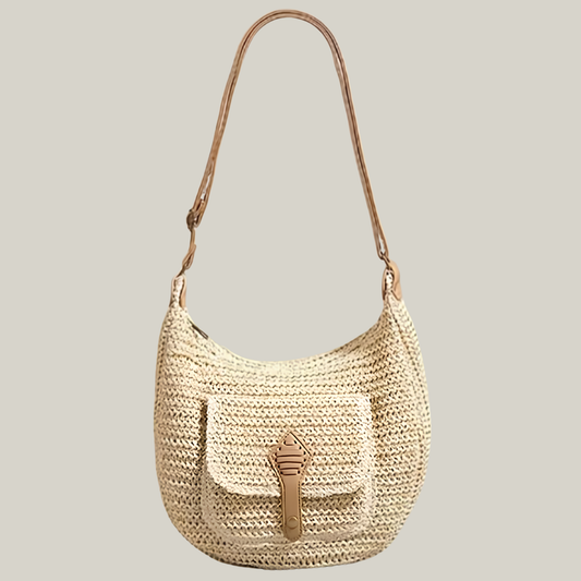 Malibu - Bolso de Rafia Trenzada