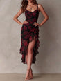 Anara · Vestido Floral con Volantes