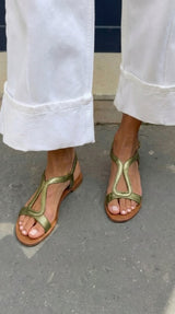 Valeria - Sandalias de Estilo Luminoso