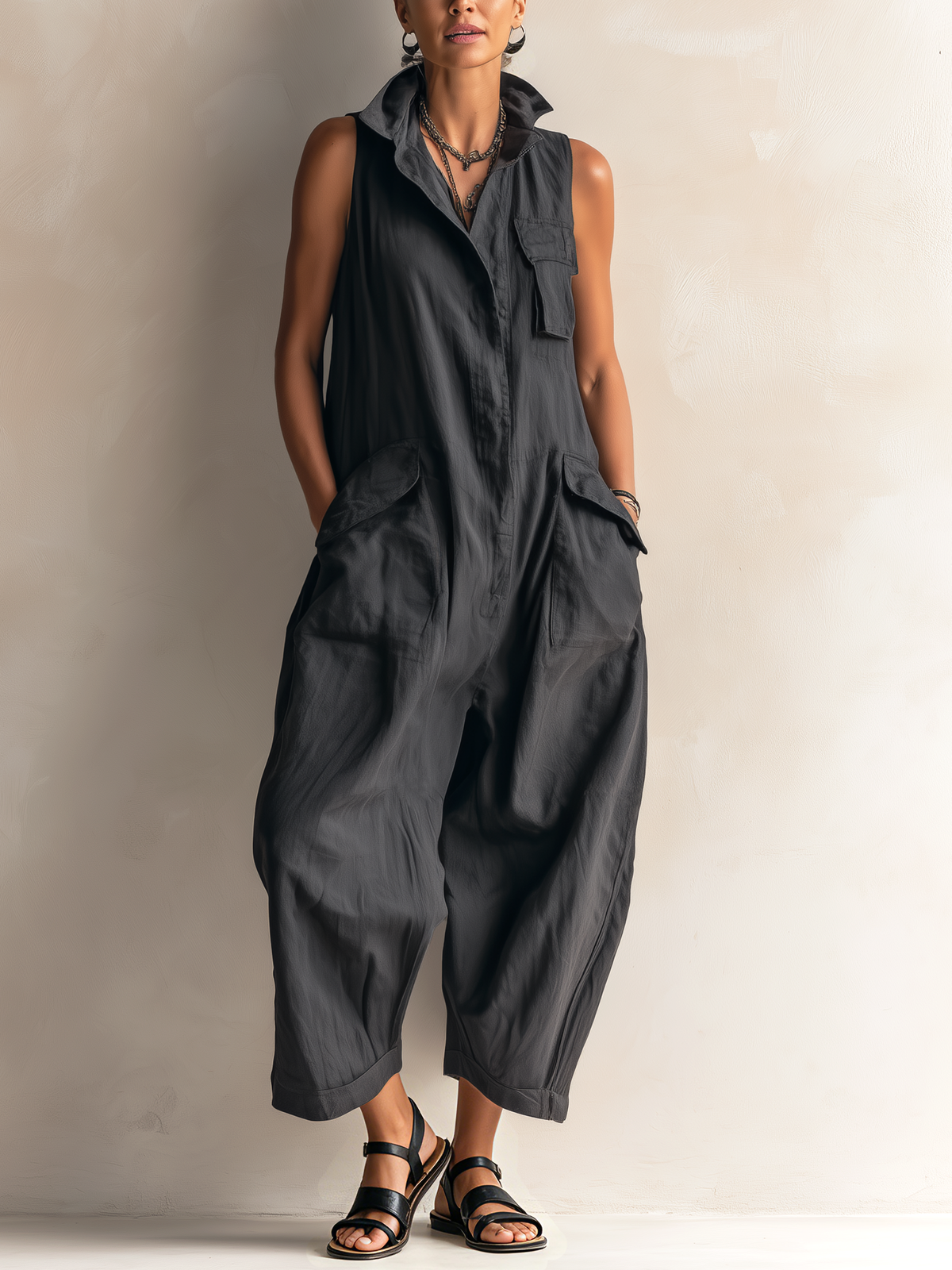Gabriela - Mono Oversize sin Mangas