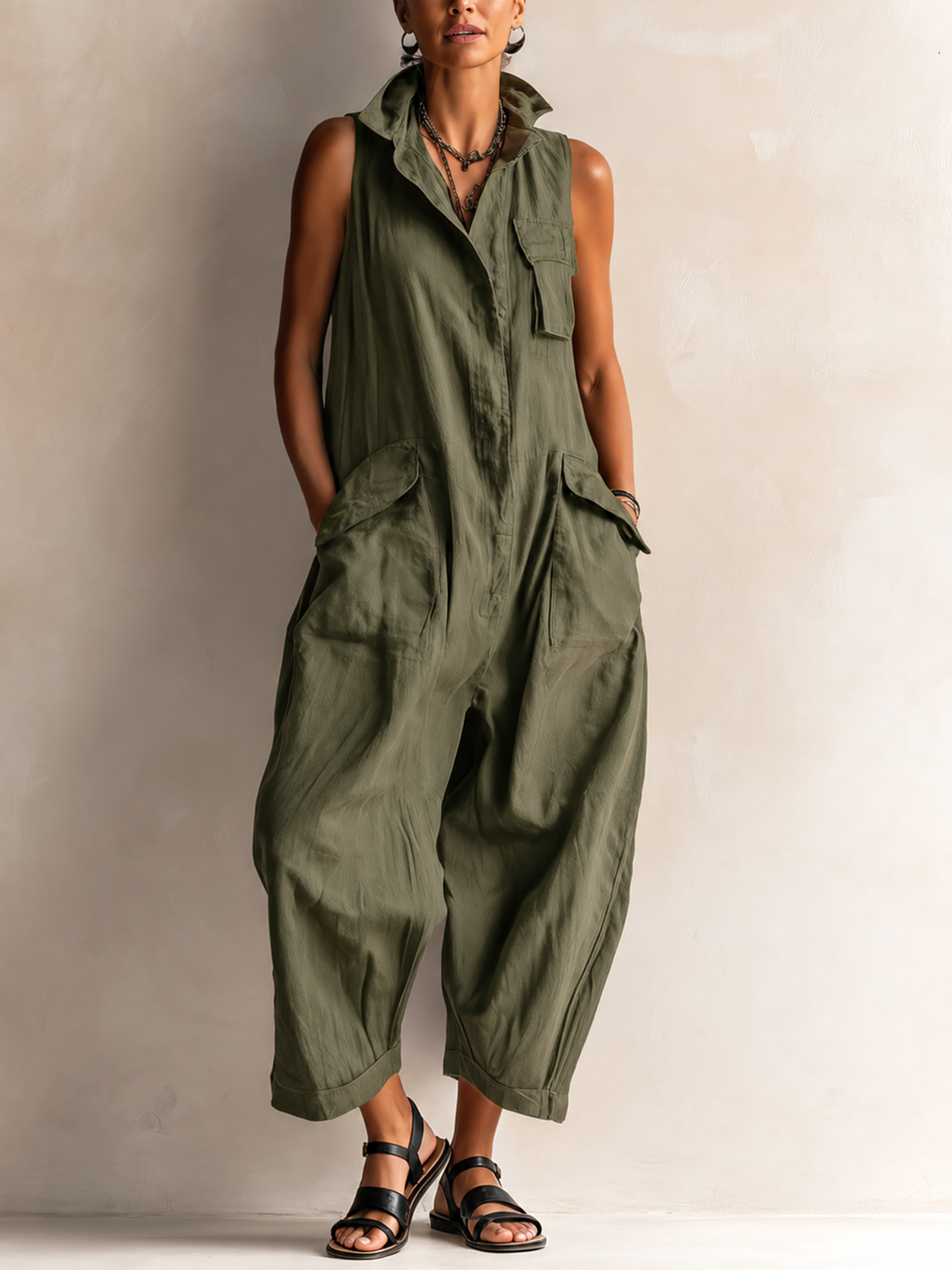 Gabriela - Mono Oversize sin Mangas