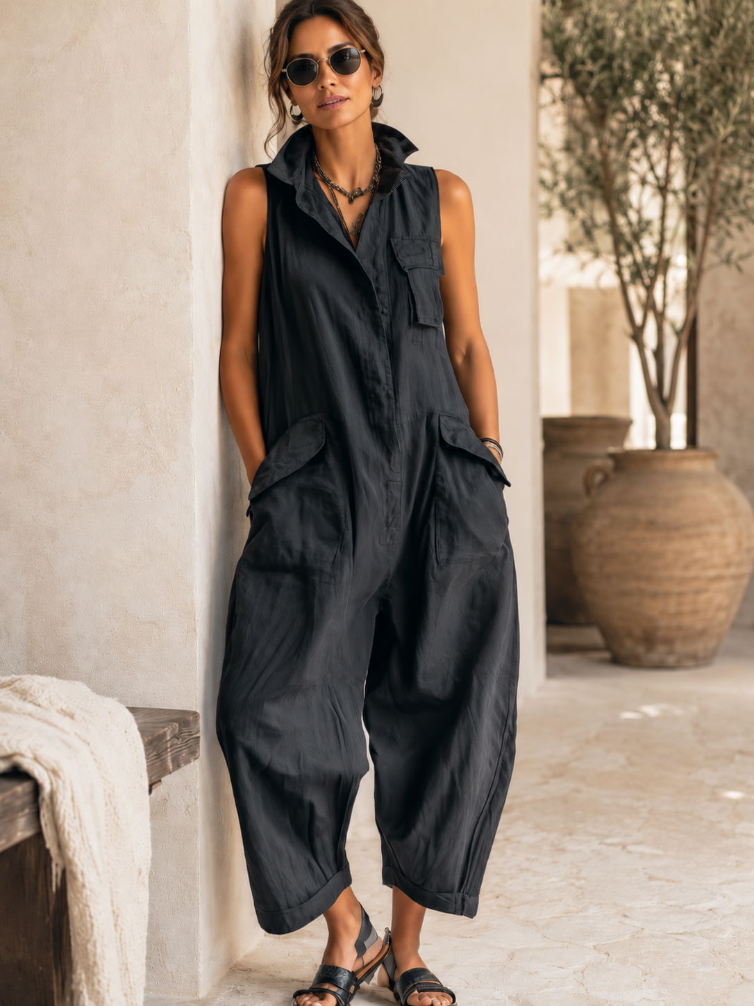 Gabriela - Mono Oversize sin Mangas