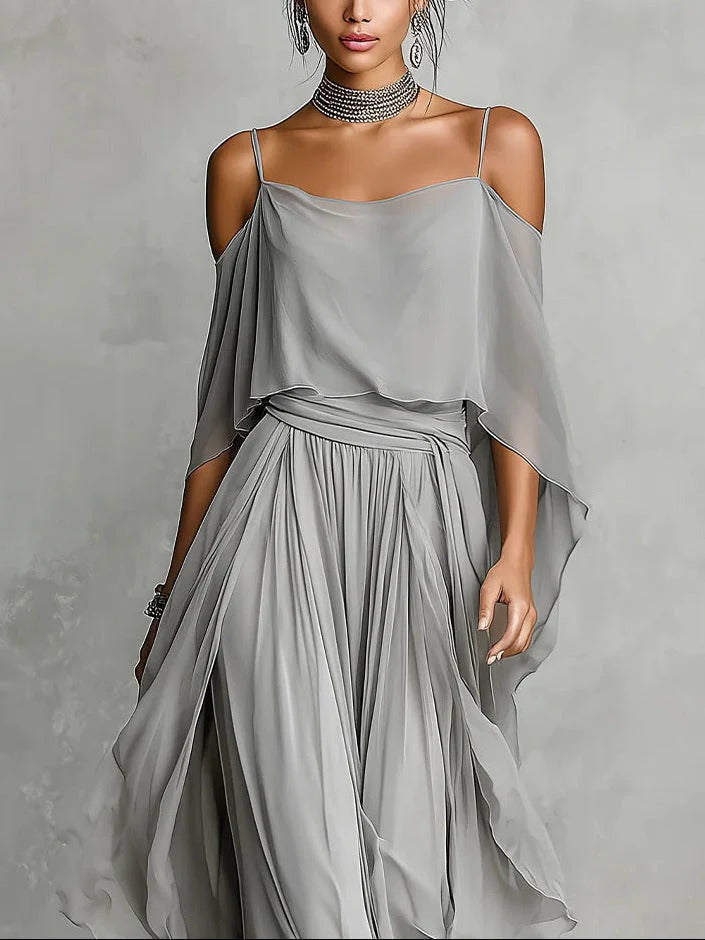Isabel - Vestido Largo de Gasa