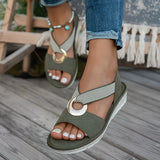 Malenia - Sandalias Casual Chic con Tiras Cruzadas