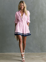 Marina - Vestido Mini Retro a Rayas