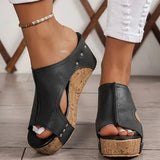 Melissa - Sandalias de Cuña con Estilo Mediterráneo