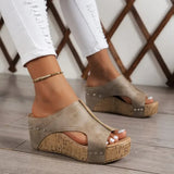 Melissa - Sandalias de Cuña con Estilo Mediterráneo