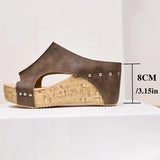 Melissa - Sandalias de Cuña con Estilo Mediterráneo