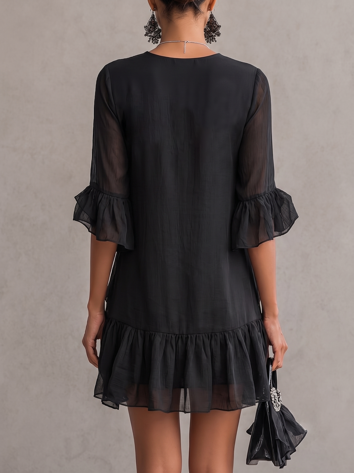 Nadia - Vestido Mini con Volantes