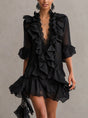Nadia - Vestido Mini con Volantes