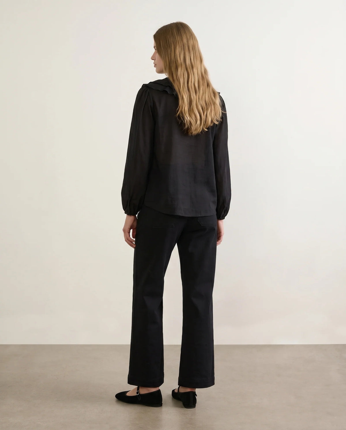 Celina - Blusa Volantes en Cascada