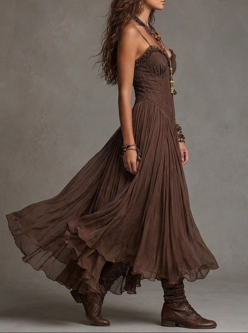 Noa - Vestido Maxi con Encaje