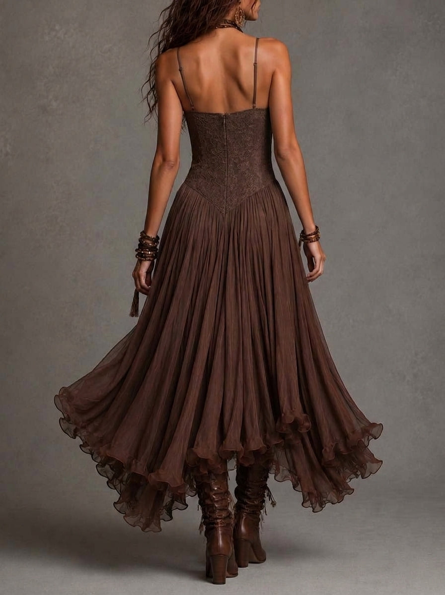 Noa - Vestido Maxi con Encaje