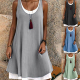 Luna - Vestido de Inspiración Natural con Efecto de Capas